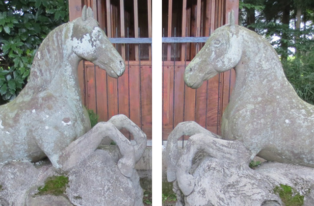 いちごの狛犬 狛犬情報 | おしゃべり狛犬探訪の旅スタンプラリー2025