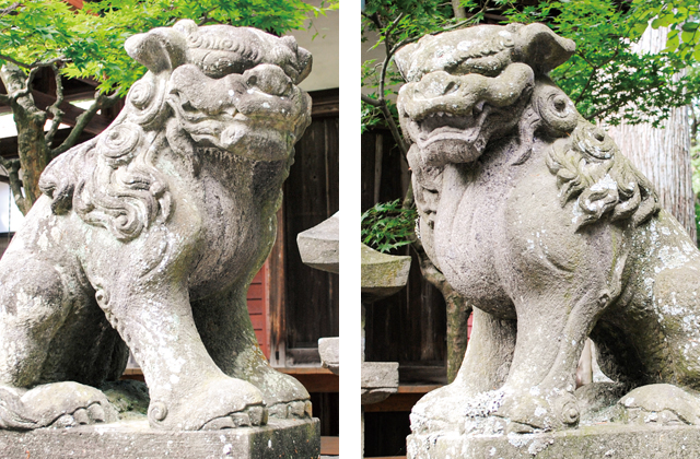 いちごの狛犬 狛犬情報 | おしゃべり狛犬探訪の旅スタンプラリー2025